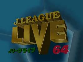 J.League Live 64 Title Screen